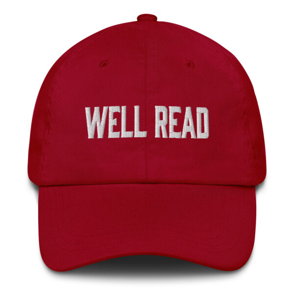 "Well Read" Dad hat - Image 4