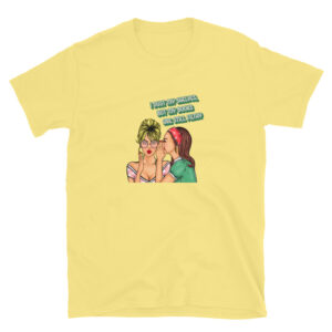 "I Dust My Shelves" Short-Sleeve Unisex T-Shirt