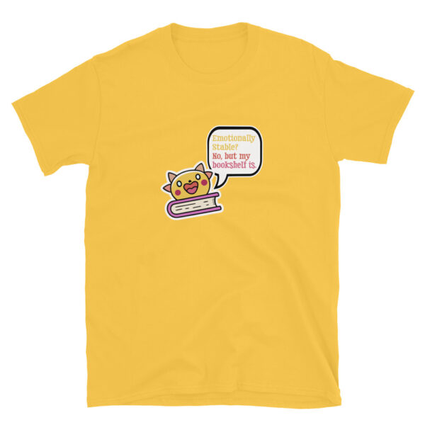 "Bookshelf Stability" Short-Sleeve Unisex T-Shirt