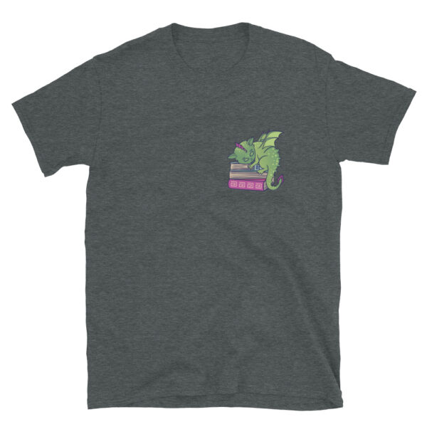 "Book Dragon" Short-Sleeve Unisex T-Shirt - Image 4
