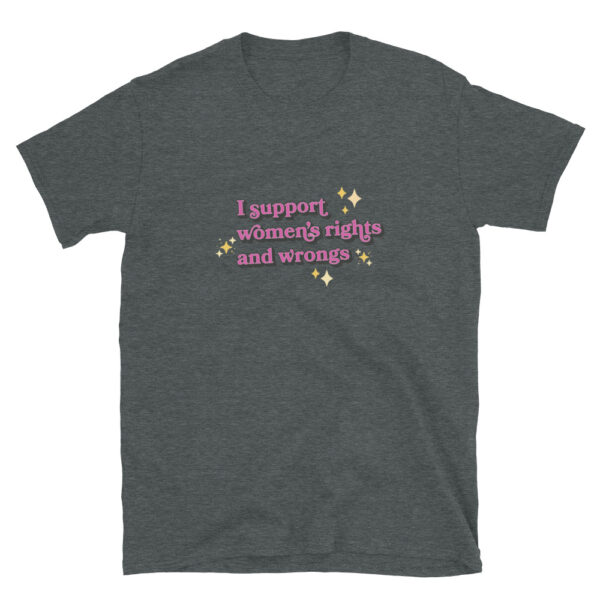 "Women’s Rights and Wrongs" Short-Sleeve Unisex T-Shirt - Image 4