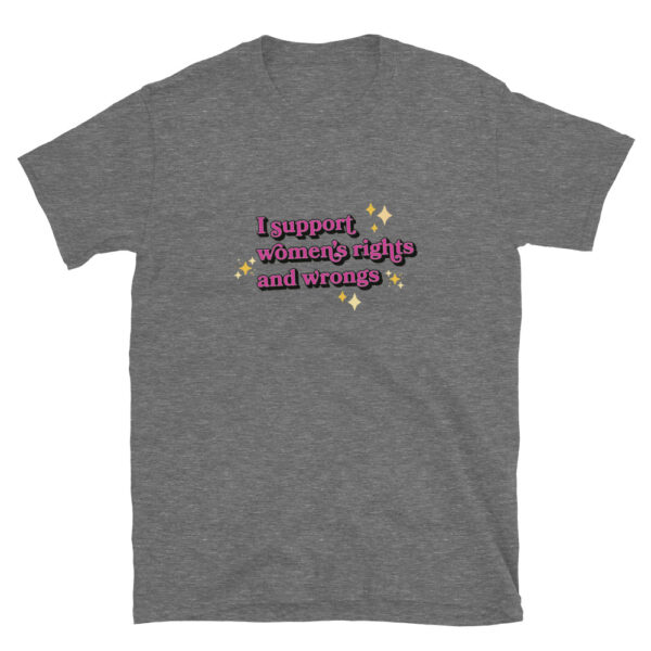 "Women’s Rights and Wrongs" Short-Sleeve Unisex T-Shirt - Image 6