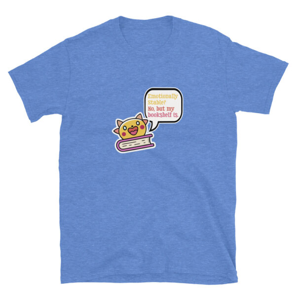 "Bookshelf Stability" Short-Sleeve Unisex T-Shirt - Image 9