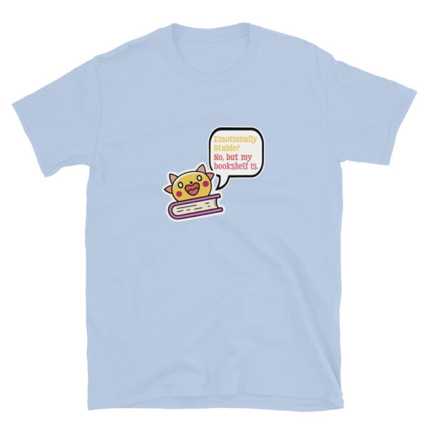 "Bookshelf Stability" Short-Sleeve Unisex T-Shirt - Image 11