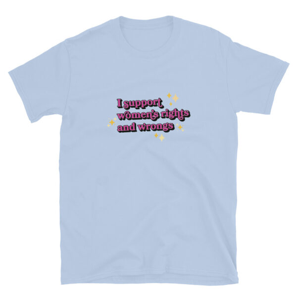 "Women’s Rights and Wrongs" Short-Sleeve Unisex T-Shirt - Image 9