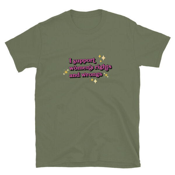 "Women’s Rights and Wrongs" Short-Sleeve Unisex T-Shirt - Image 7