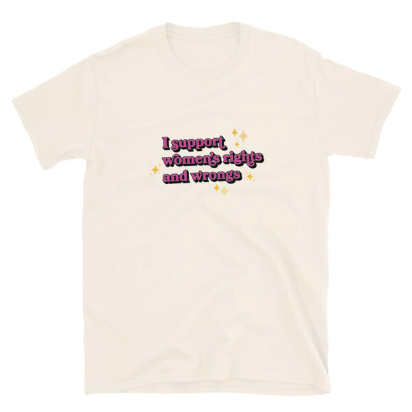 "Women’s Rights and Wrongs" Short-Sleeve Unisex T-Shirt - Image 11