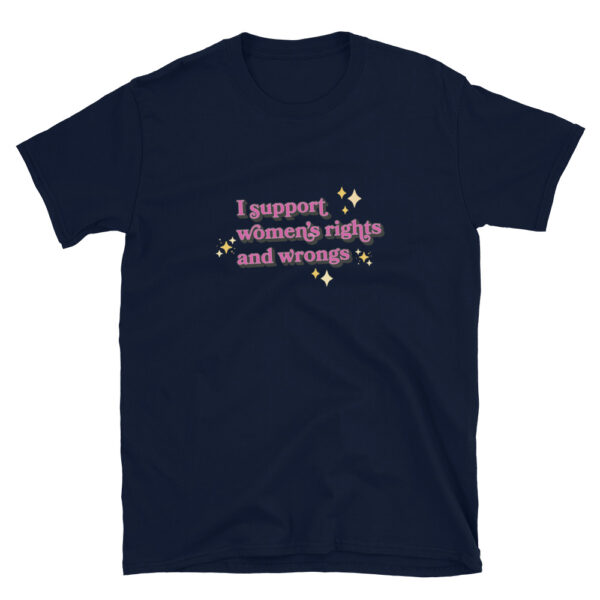 "Women’s Rights and Wrongs" Short-Sleeve Unisex T-Shirt - Image 3