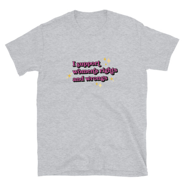 "Women’s Rights and Wrongs" Short-Sleeve Unisex T-Shirt - Image 10