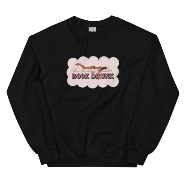 "Book Drunk" Unisex Sweatshirt - Image 2