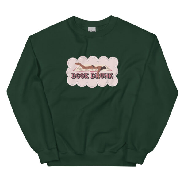 "Book Drunk" Unisex Sweatshirt - Image 4