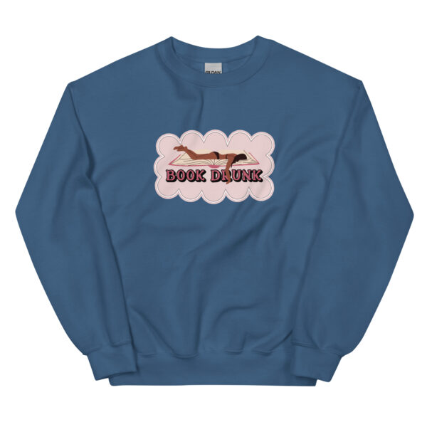 "Book Drunk" Unisex Sweatshirt - Image 6