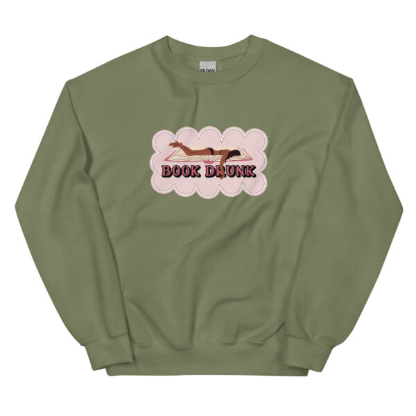 "Book Drunk" Unisex Sweatshirt - Image 7