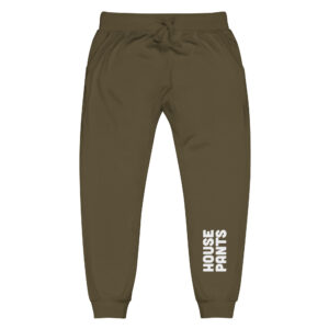 "House Pants" Unisex fleece sweatpants