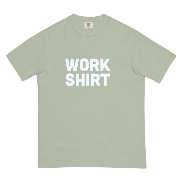 "Work Shirt" Unisex garment-dyed heavyweight t-shirt - Image 9