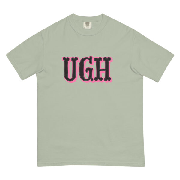 "UGH" Unisex garment-dyed heavyweight t-shirt - Image 5