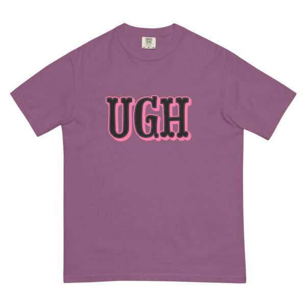 "UGH" Unisex garment-dyed heavyweight t-shirt - Image 2