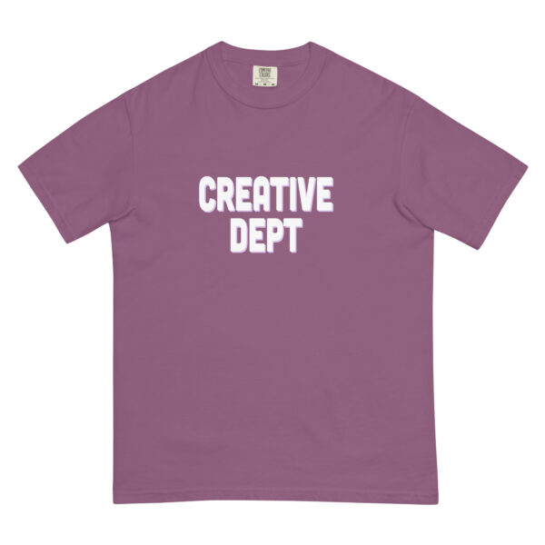 "Creative Dept" Unisex garment-dyed heavyweight t-shirt