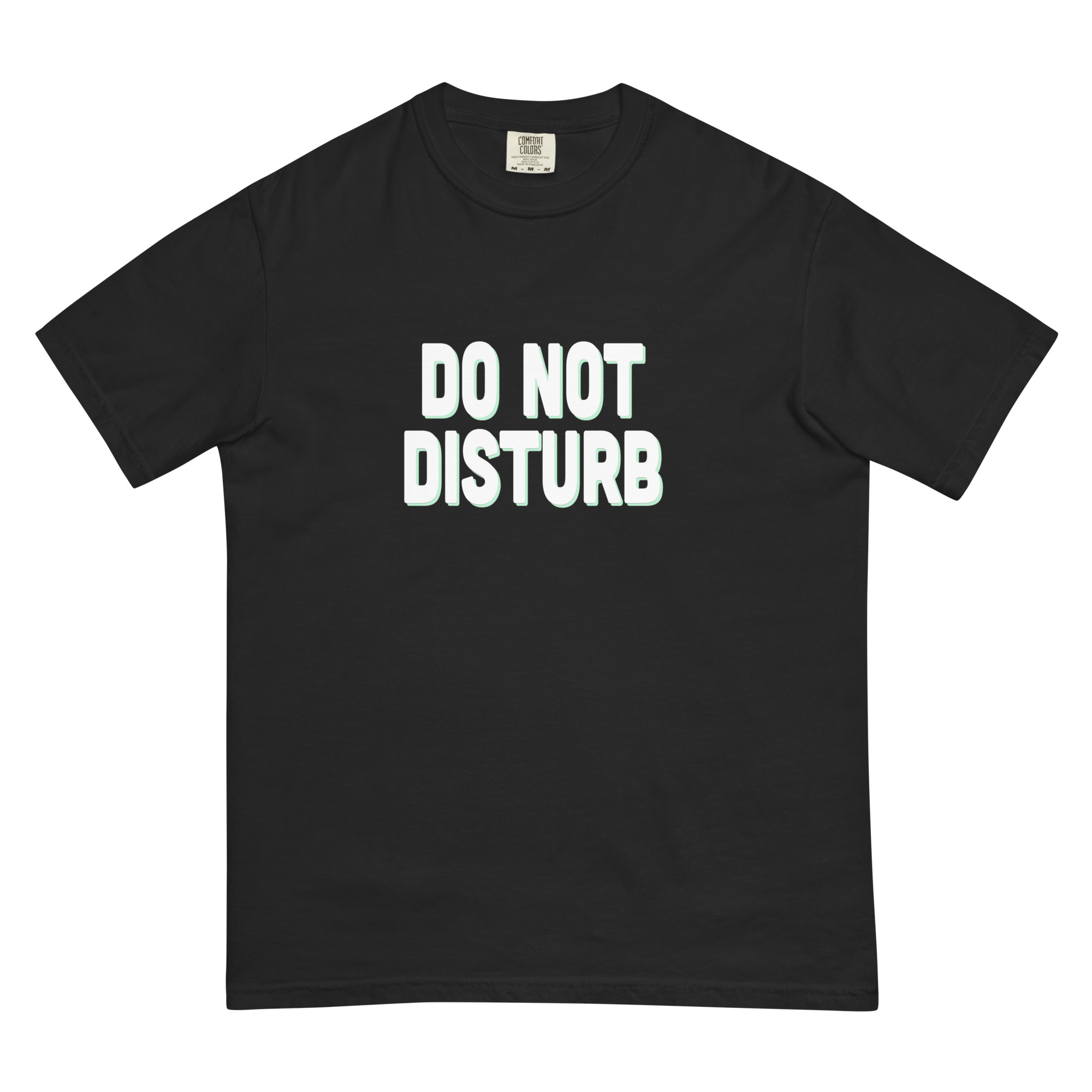 "Do Not Disturb" Unisex garment-dyed heavyweight t-shirt - Image 2