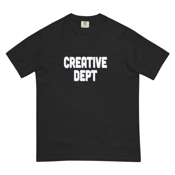 "Creative Dept" Unisex garment-dyed heavyweight t-shirt - Image 2