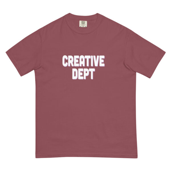 "Creative Dept" Unisex garment-dyed heavyweight t-shirt - Image 6