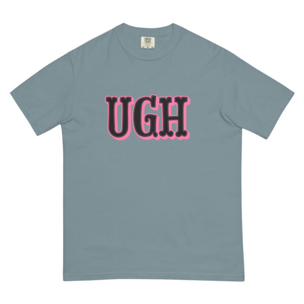 "UGH" Unisex garment-dyed heavyweight t-shirt - Image 3