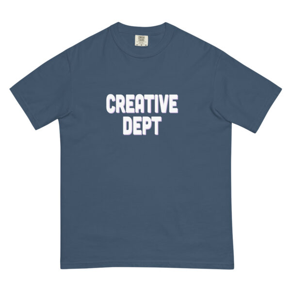 "Creative Dept" Unisex garment-dyed heavyweight t-shirt - Image 4