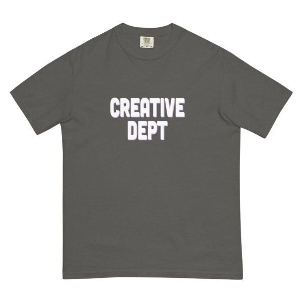 "Creative Dept" Unisex garment-dyed heavyweight t-shirt - Image 5