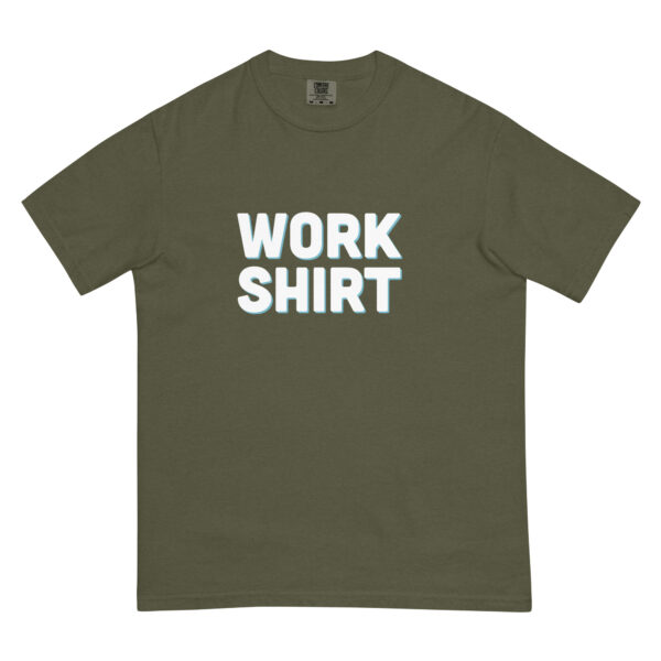 "Work Shirt" Unisex garment-dyed heavyweight t-shirt - Image 3