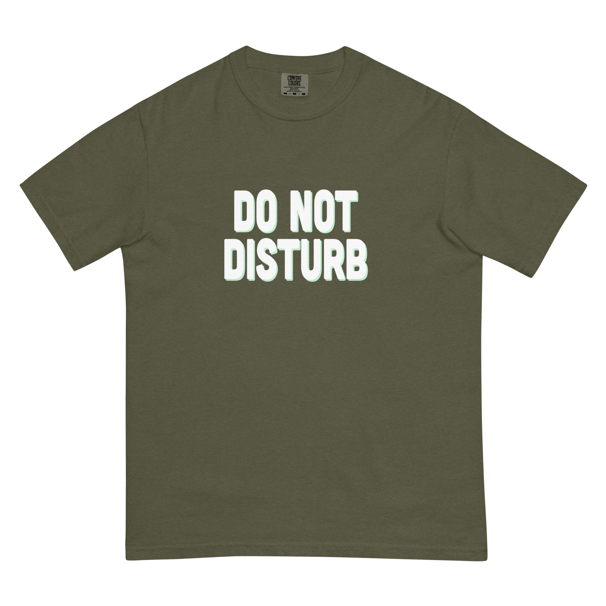 "Do Not Disturb" Unisex garment-dyed heavyweight t-shirt - Image 3