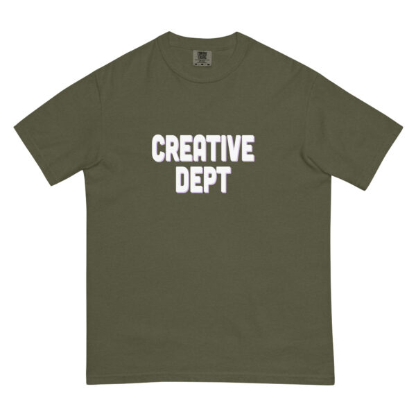 "Creative Dept" Unisex garment-dyed heavyweight t-shirt - Image 3
