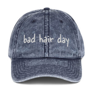"Bad Hair Day" Vintage Cotton Twill Cap